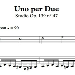 Duo Clarinetto e Chitarra - Studio Op. 139 n° 47 di Mauro Giuliani