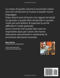 Retro di copertina del libro Solfeggi per …ISTI